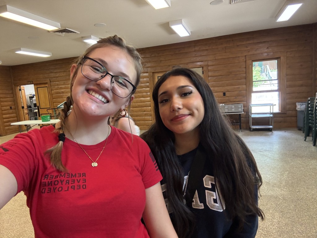 Hailey and Danna at the YMCA Delegation Leadership Retreat in Traverse City