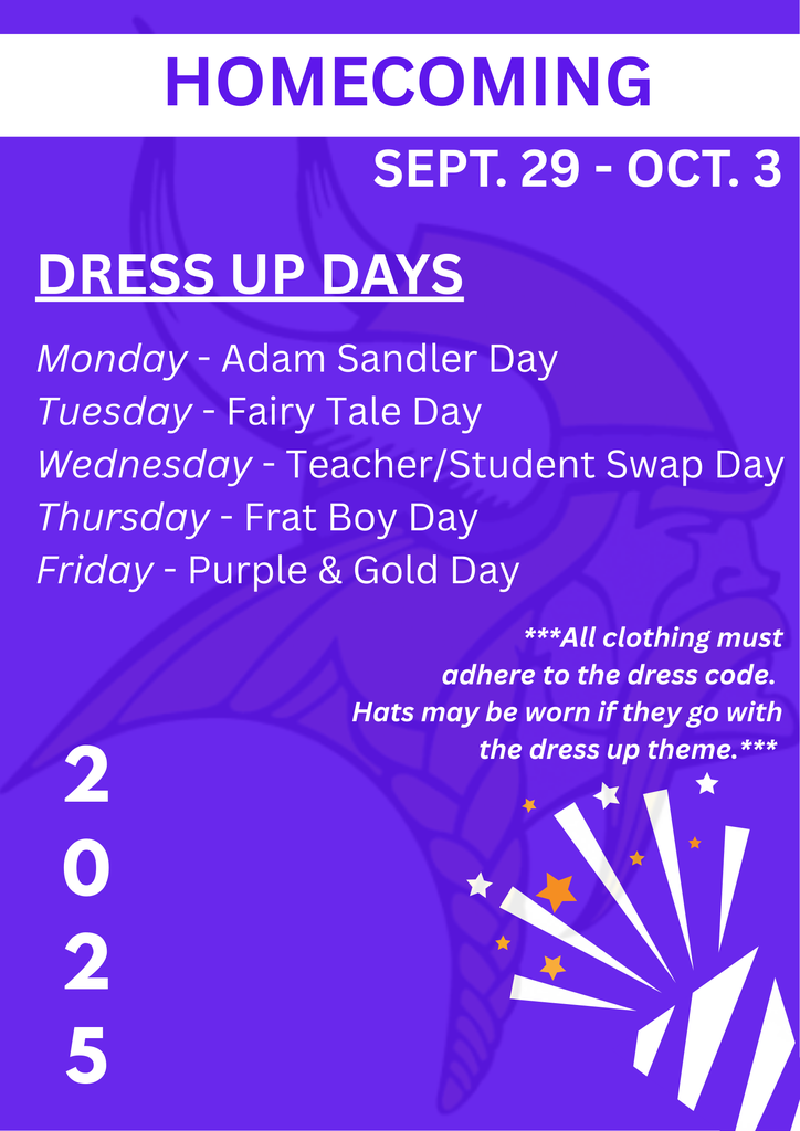 Homecoming Dress Up Days