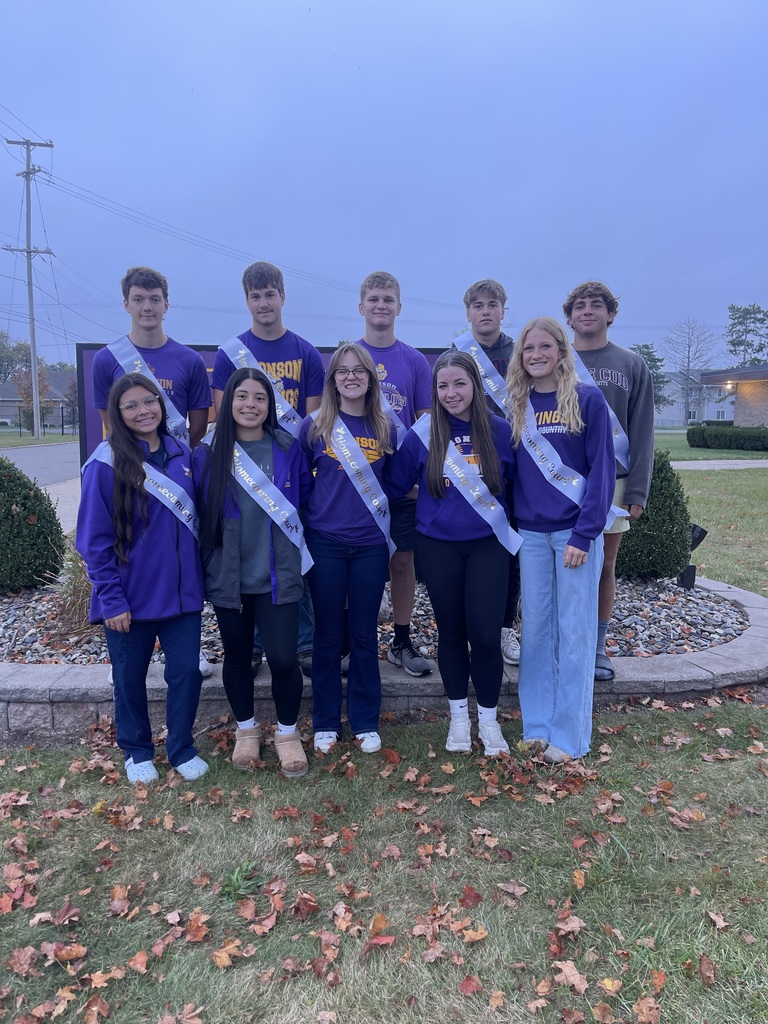 Senior Court - Back Row (left to right): Stevie Wilson, Matthew Anderson, Layne Knisley, Maxwell Byler and Gabe Erwin           Front Row (left to right): Zayda Cardenas, Itzel Albarran, Hailey Francom, Roni Bir and Ashlynn Harris