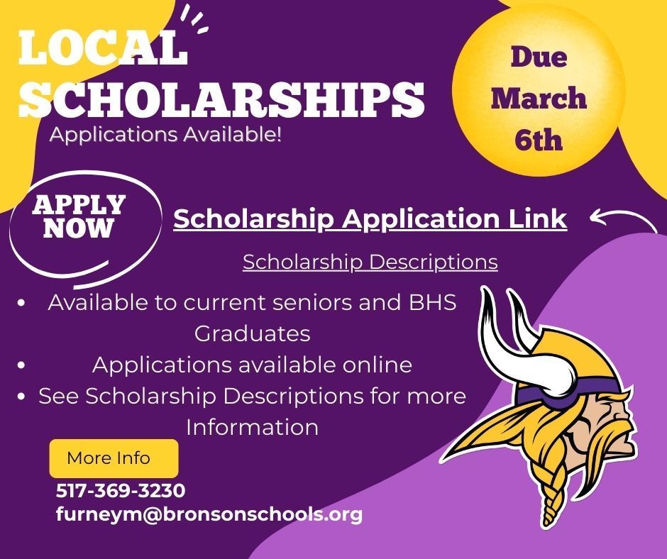 Local Scholarships Available