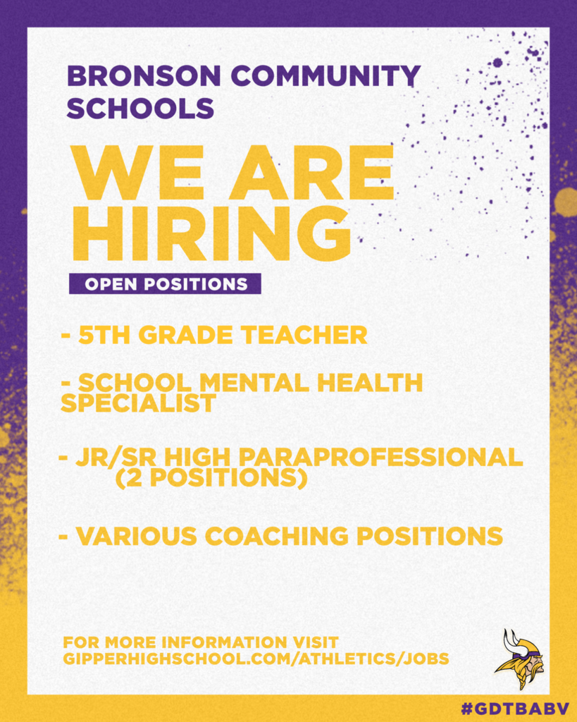 Open Positions July 26