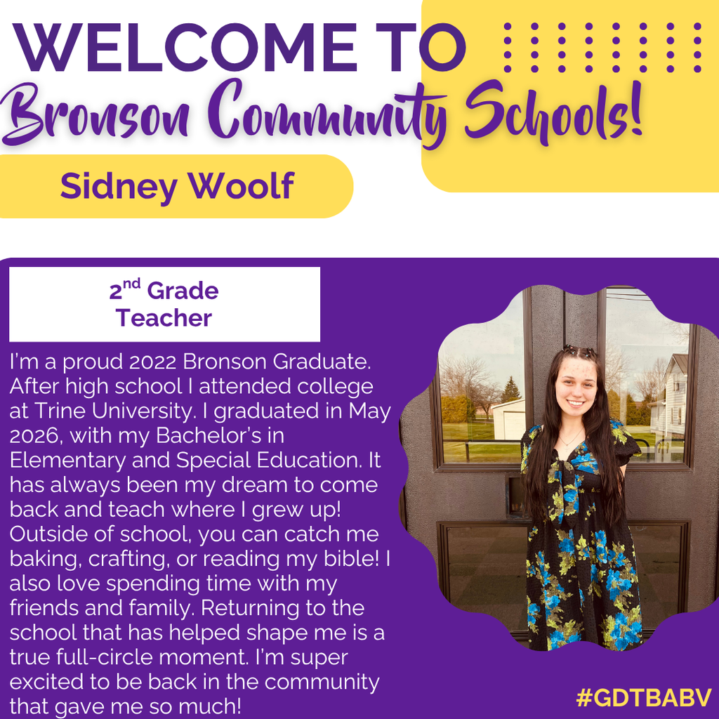 Sidney Woolf - 2nd Grade Teacher Bio