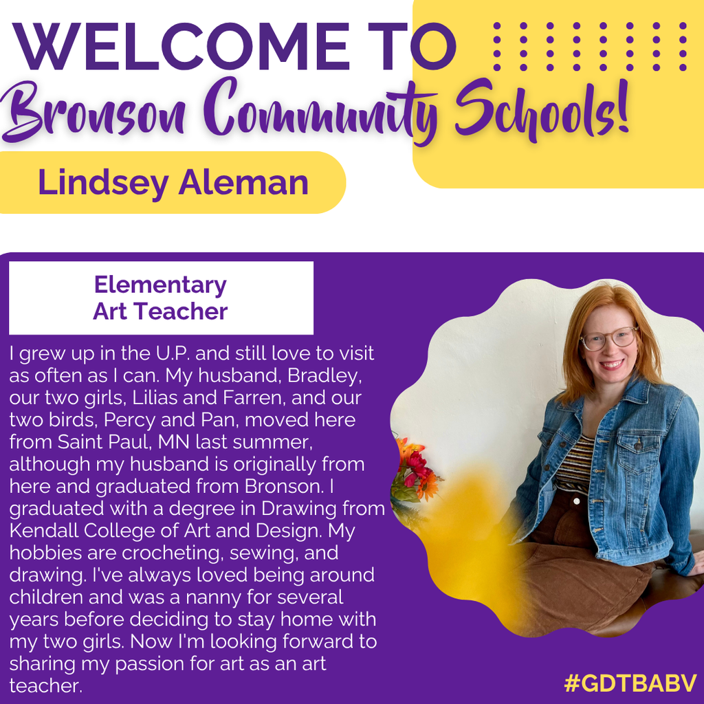 Lindsey Aleman - elementary art teacher bio