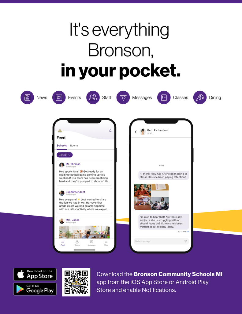 Reminder to install the BCS app on your phone - available in your device's app store.