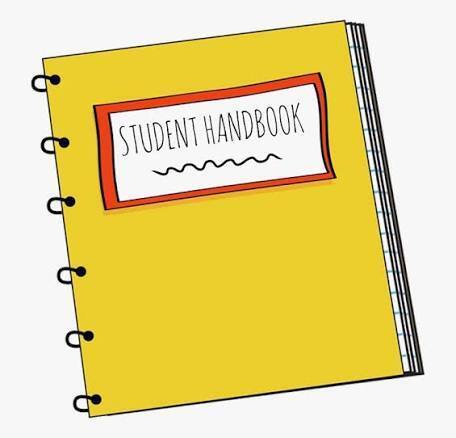 student handbook graphic