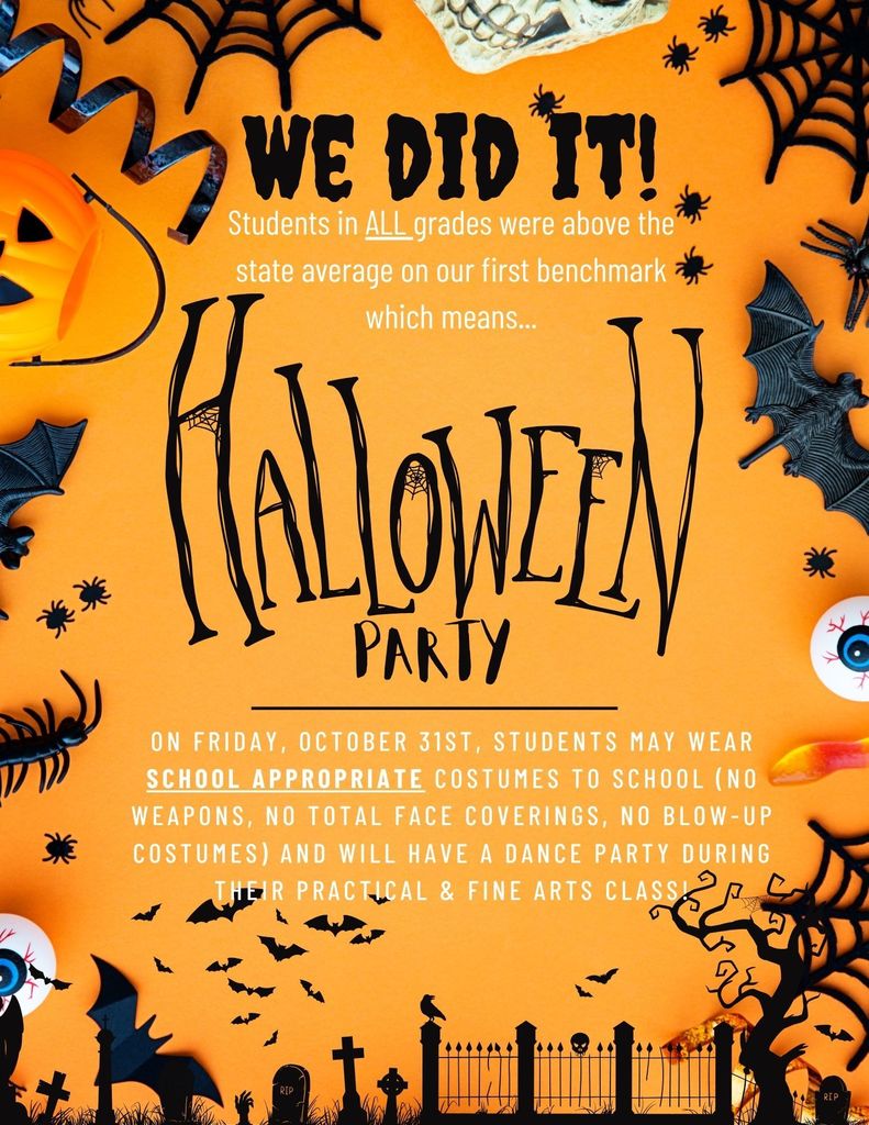 Halloween Party on October 31st