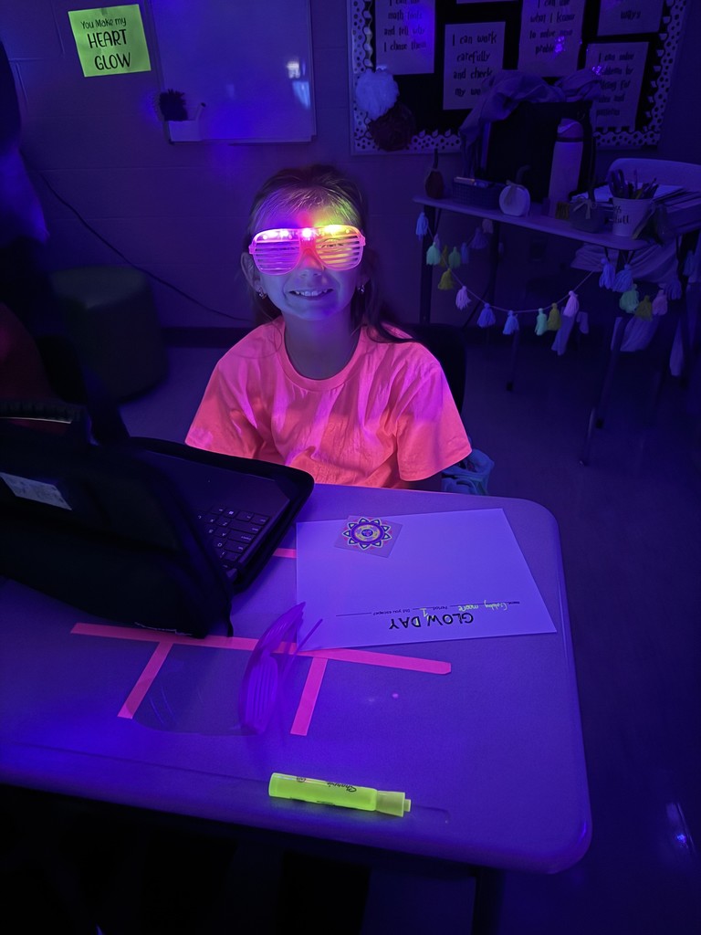5th Grade Math Glow Party