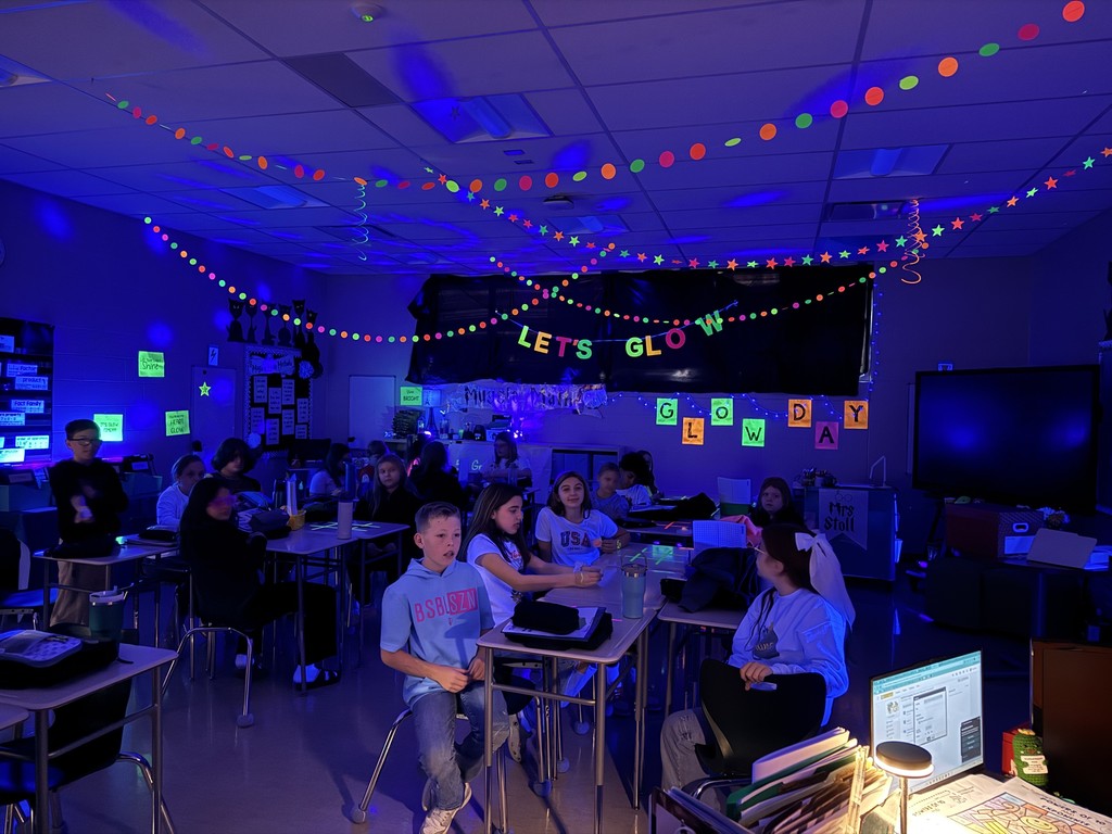 5th Grade Math Glow Party