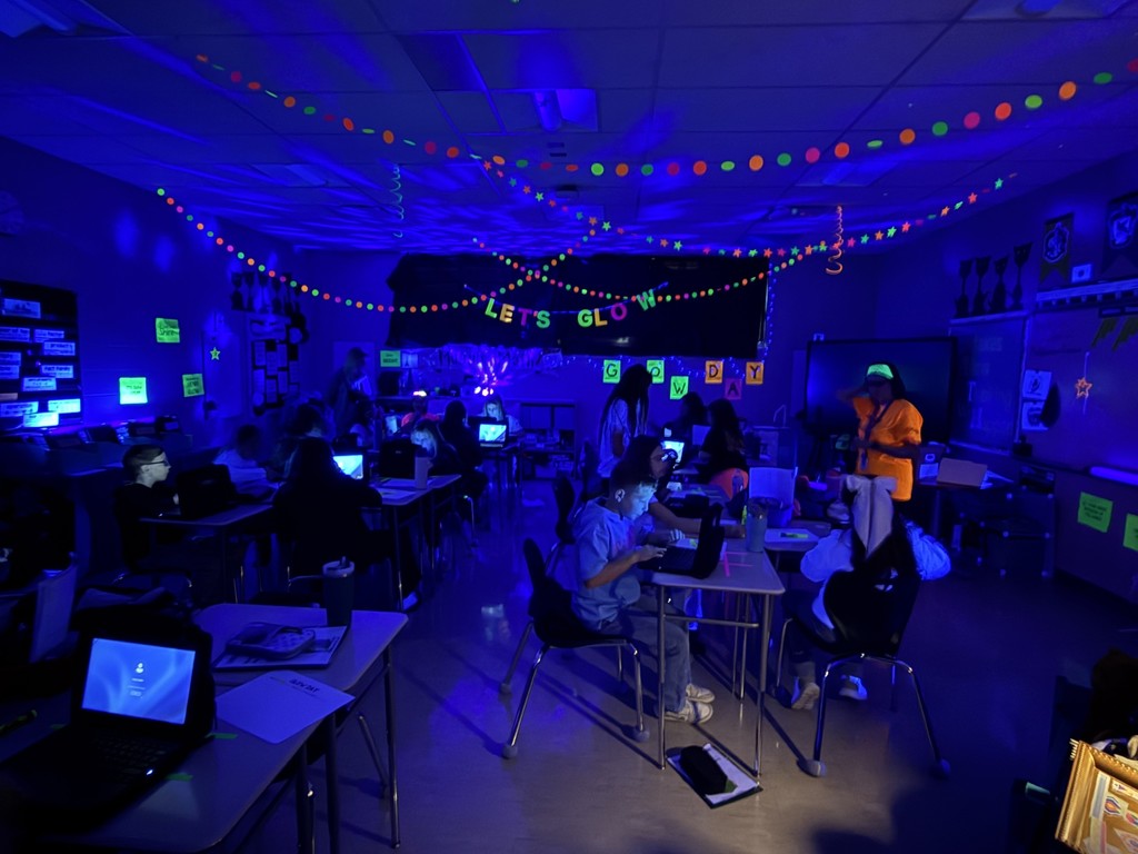 5th Grade Math Glow Party