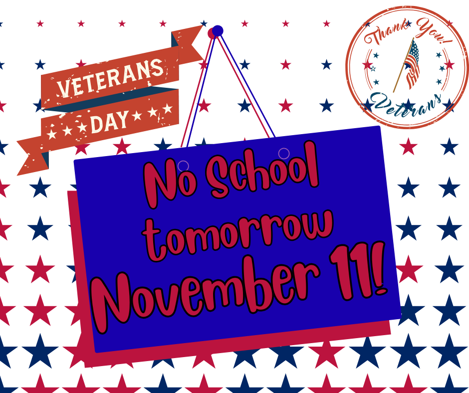 Veteran's Day No School