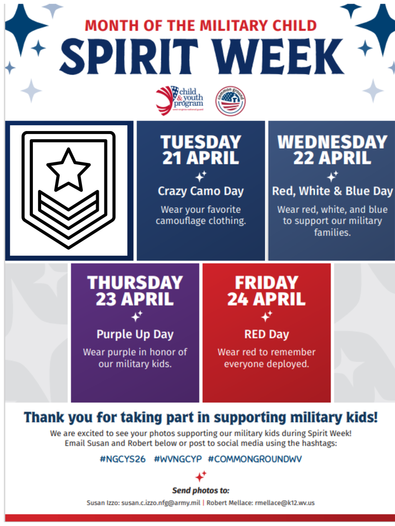 Military Week flyer 2026