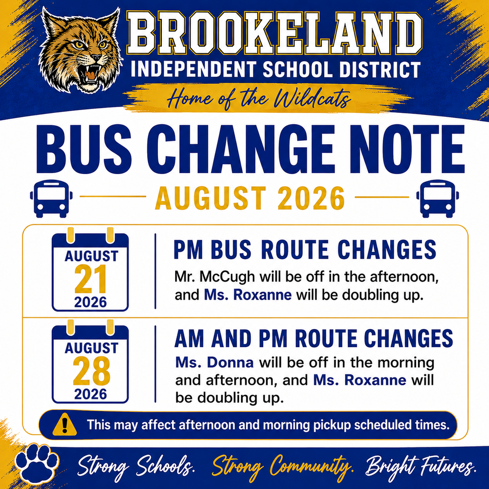 August Bus Changes
