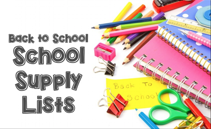 Student supply list
