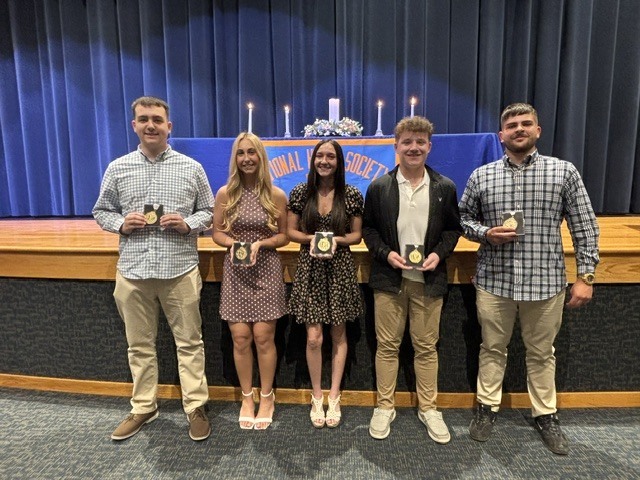  Our 4 valedictorians and 1 salutatorian
