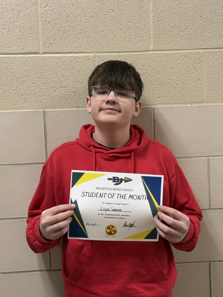 Congratulations to our BMS Students of the Month: Elijah Swanson, Lexi Penwell, Camryn Pavalko, and Emily Green! 🎉