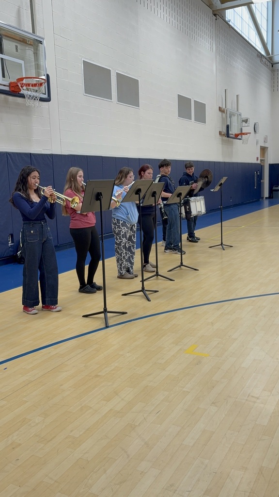 🎶 Members of the High School Band visited our 4th grade students to give them a fun and interactive demonstration as they prepare to join band next year! Students had the chance to hear different instruments, learn about the band program, and get excited about the opportunities ahead.  A big thank you to our high school musicians for sharing their talents and helping inspire the next generation of band members! 🎺🥁🎷