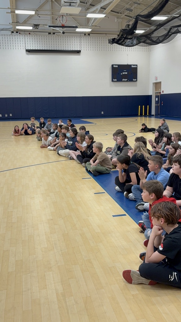 🎶 Members of the High School Band visited our 4th grade students to give them a fun and interactive demonstration as they prepare to join band next year! Students had the chance to hear different instruments, learn about the band program, and get excited about the opportunities ahead.  A big thank you to our high school musicians for sharing their talents and helping inspire the next generation of band members! 🎺🥁🎷