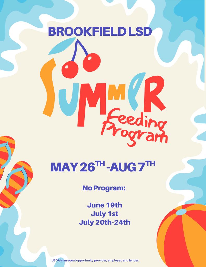 Summer Feeding Program May 26th to August 7th