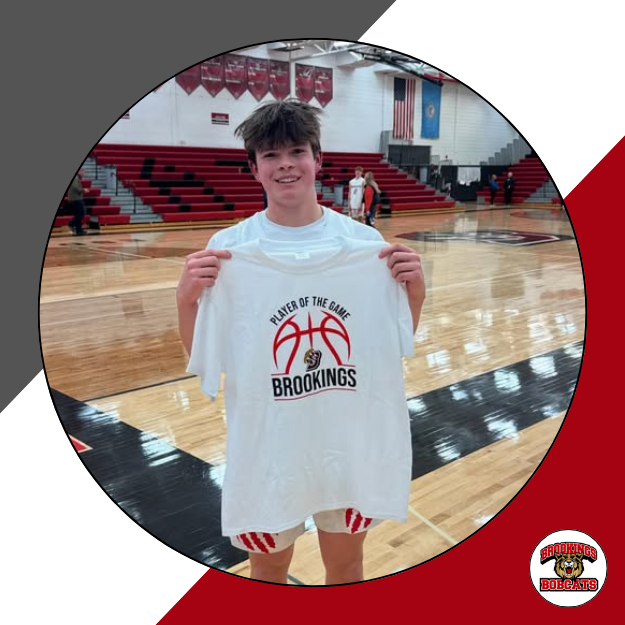 BHS | Drew Johnson was named "Player of the Game" after sinking six 3-pointers!