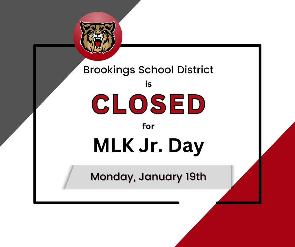 no school reminder for monday january 19 for mlk jr day.