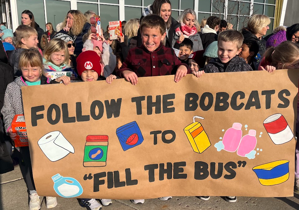 follow the bobcats sign