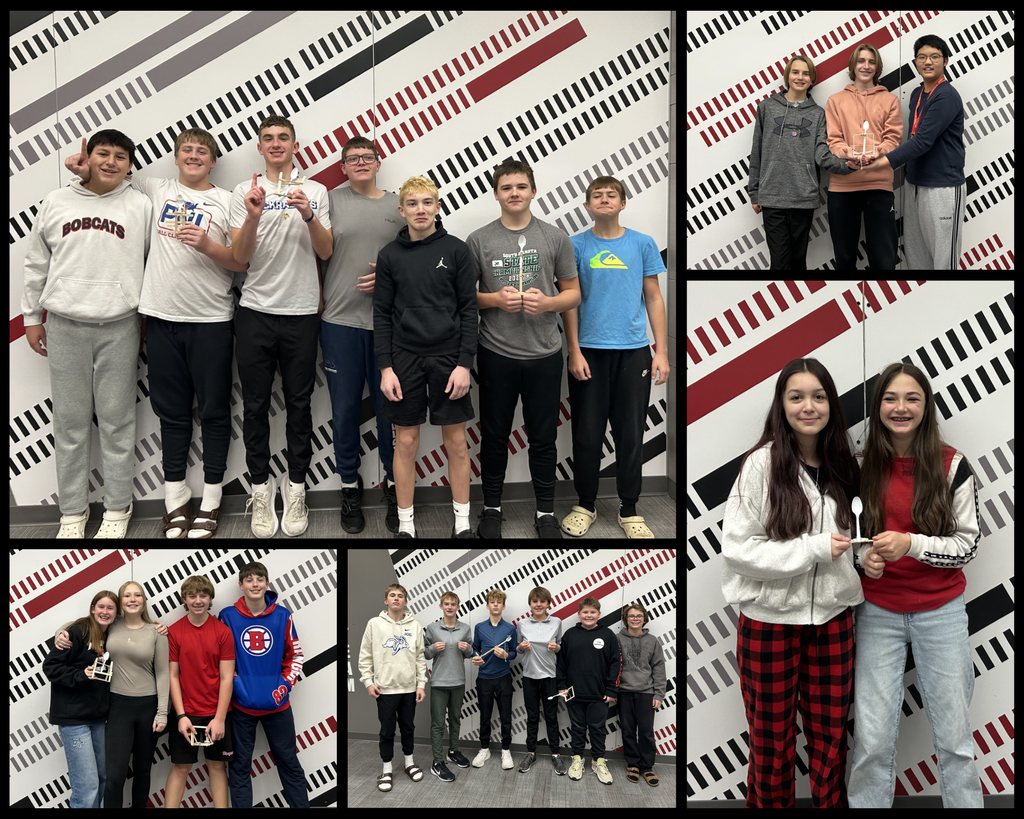 collage image of students with their launchers.