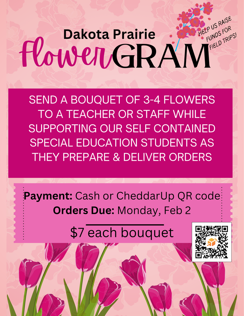 flyer for flowergram fundraiser