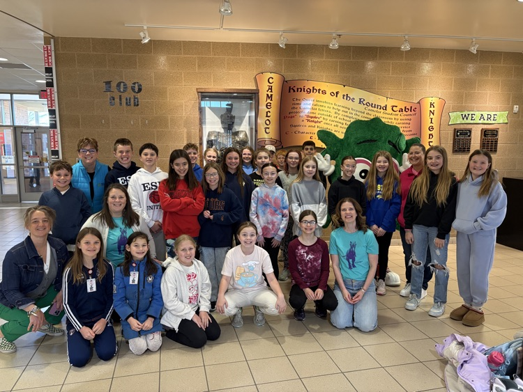 Knights with CMSD staff 