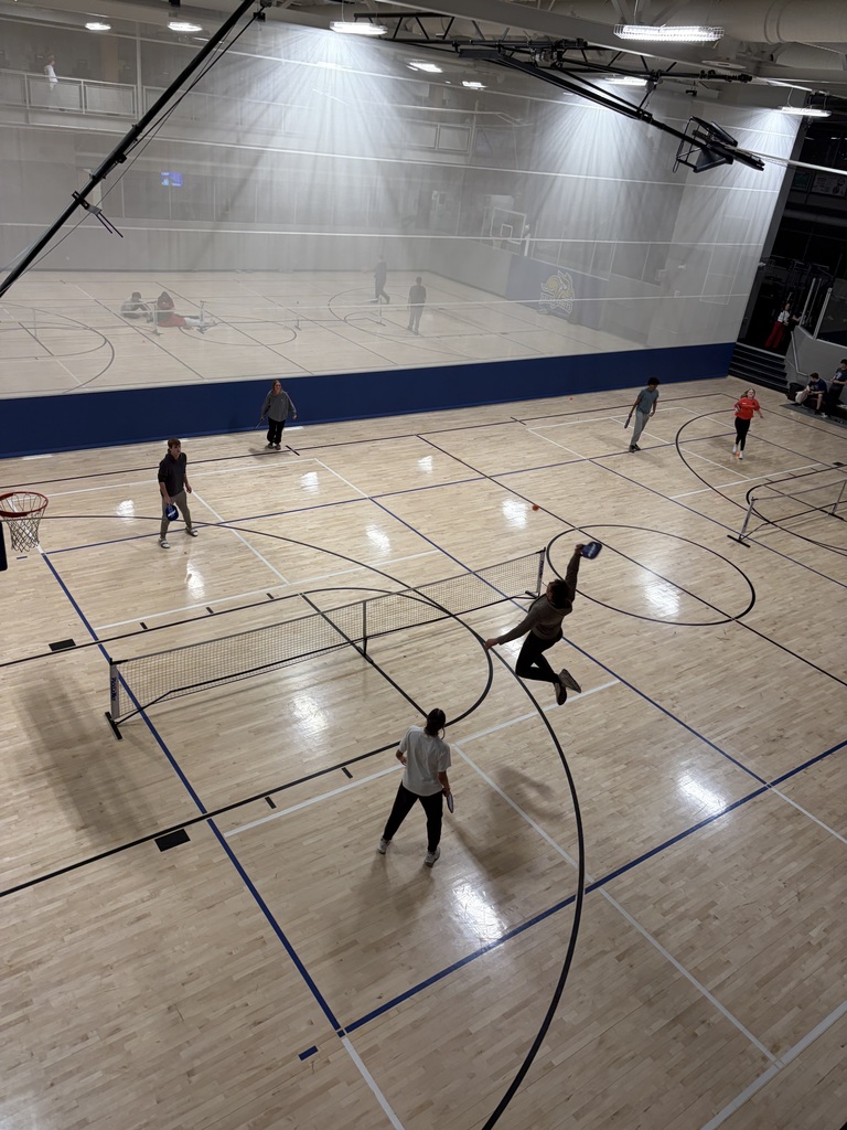 Post Prom photo of students playing a game