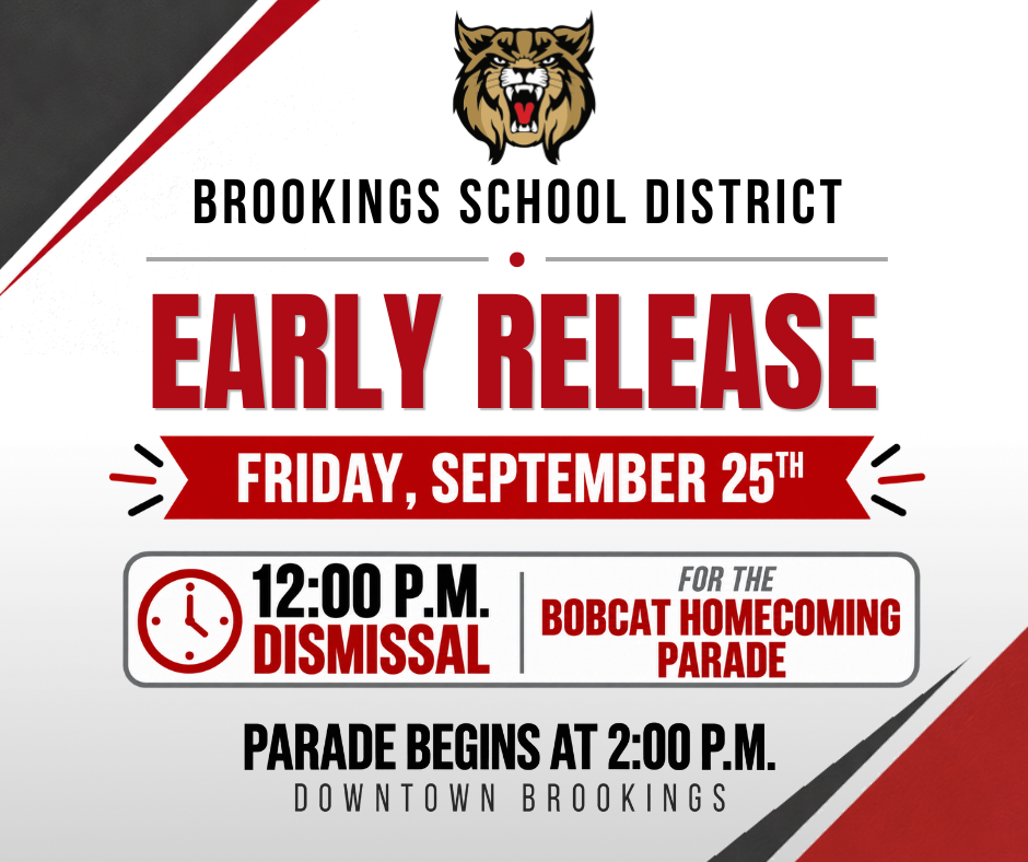 9.25.26 Noon Dismissal Graphic