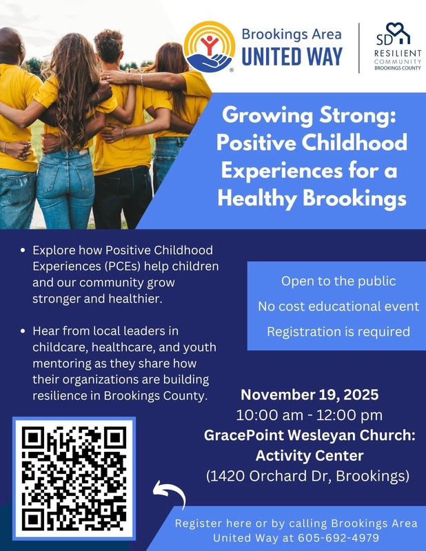 Flyer for Growing Strog program happening on 11/19/2025 from 10am-12pm at GracePoint Church.
