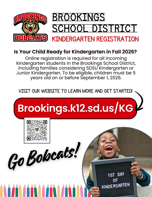 Kindergarten Registration Flyer