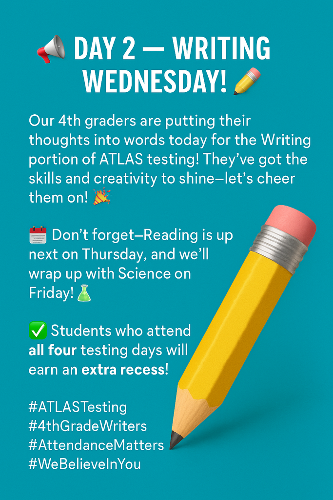 Day 2 of 4th Grade ATLAS
