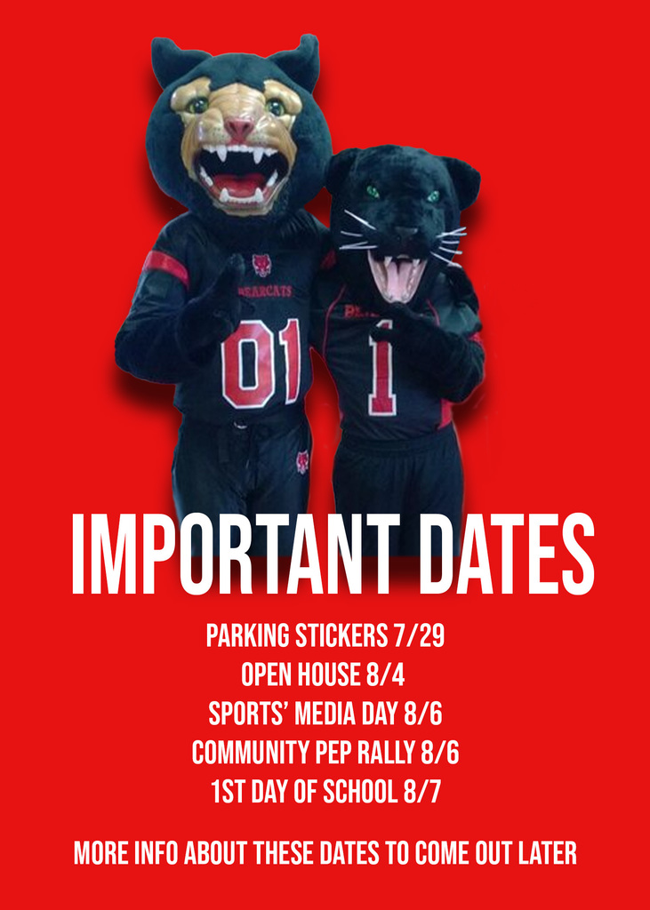 Important Upcoming Dates