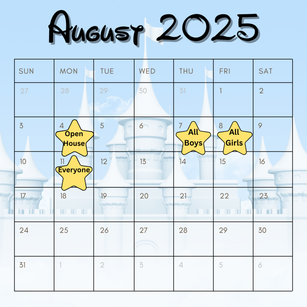Brown Minimalist August 2025 Calendar Instagram Post
