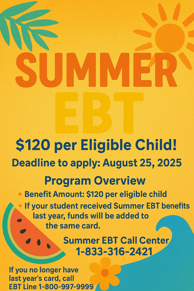 Summer EBT Program Flyer