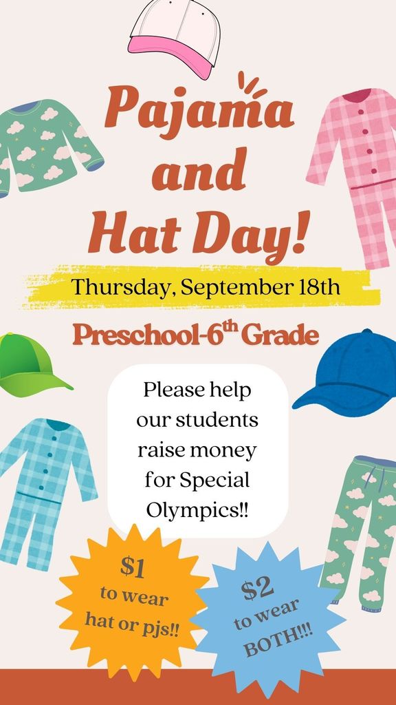 Hat/PJ Fundraiser Graphic