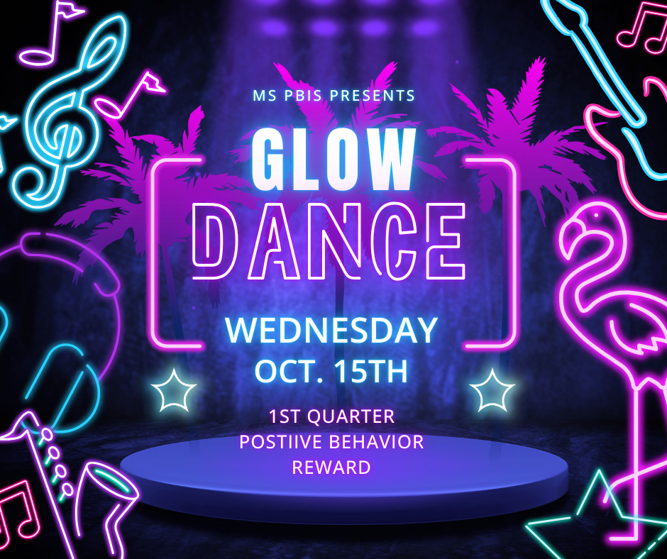 glow dance flyer