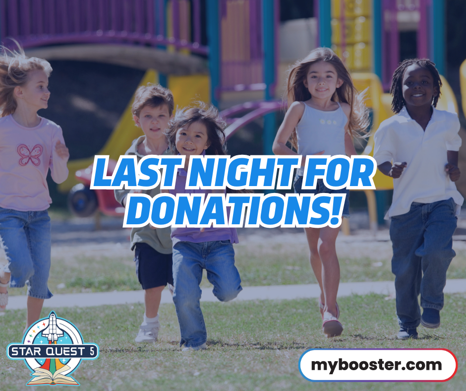 Last Night For Donations!