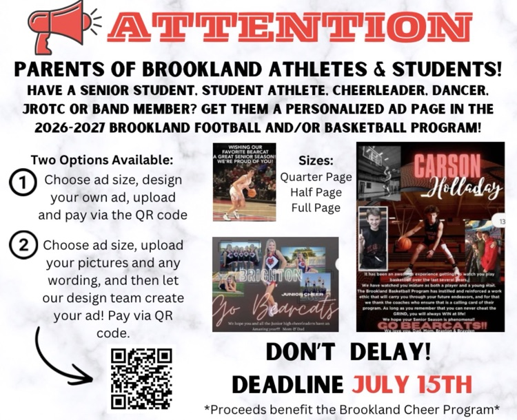 cheer program ad