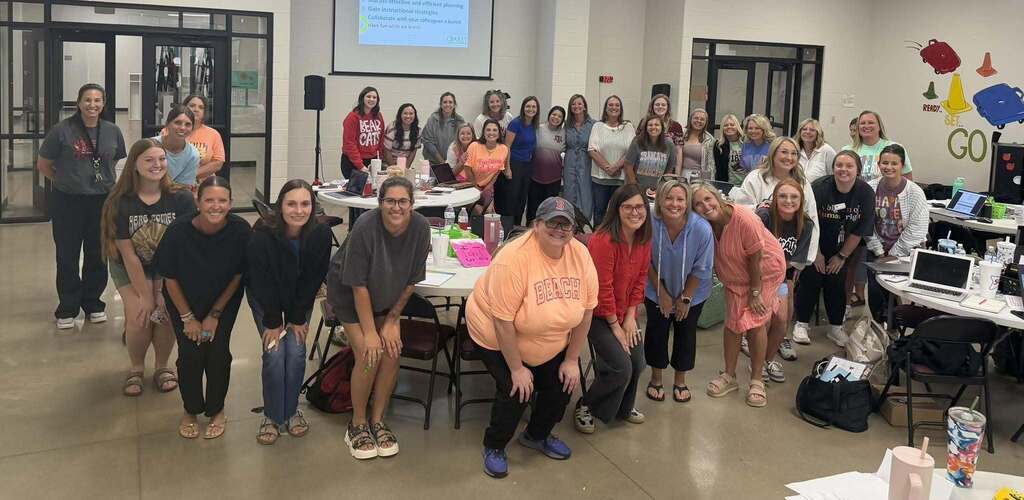 professional development photo with staff