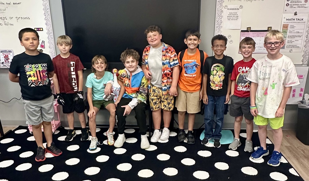 Mrs. Lori Smith's homeroom on Coat of Many Colors day