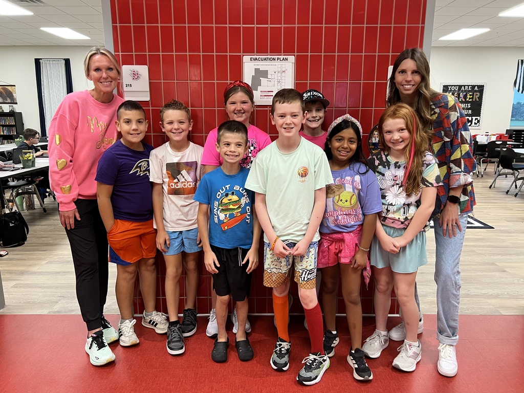 Mrs. Stoddard's homeroom on Coat of Many Colors day