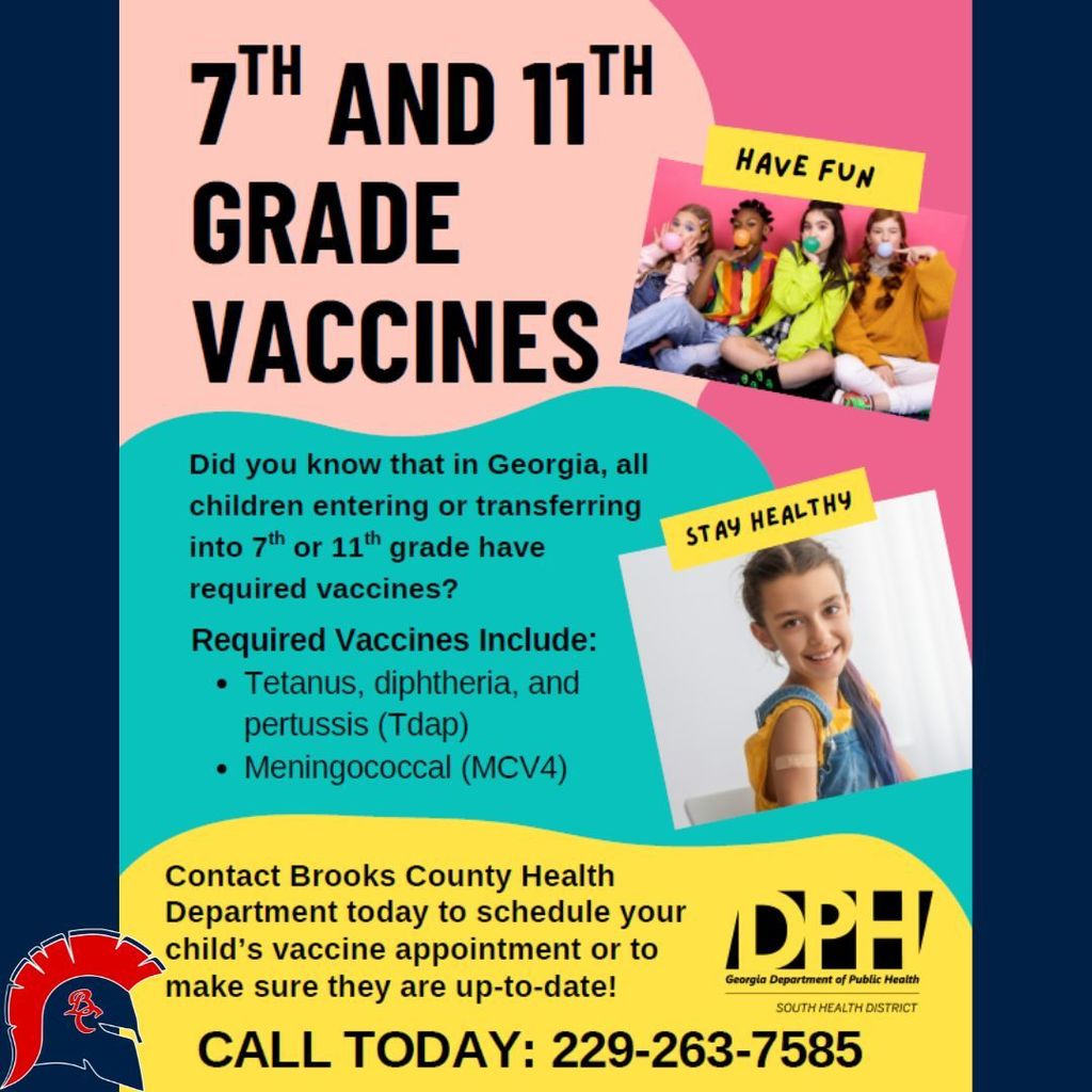 7th and 11th Vaccinations