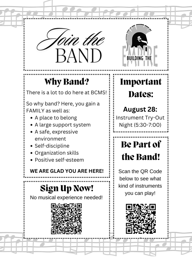 Be part of the band!