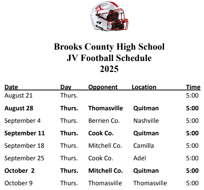 JV Football