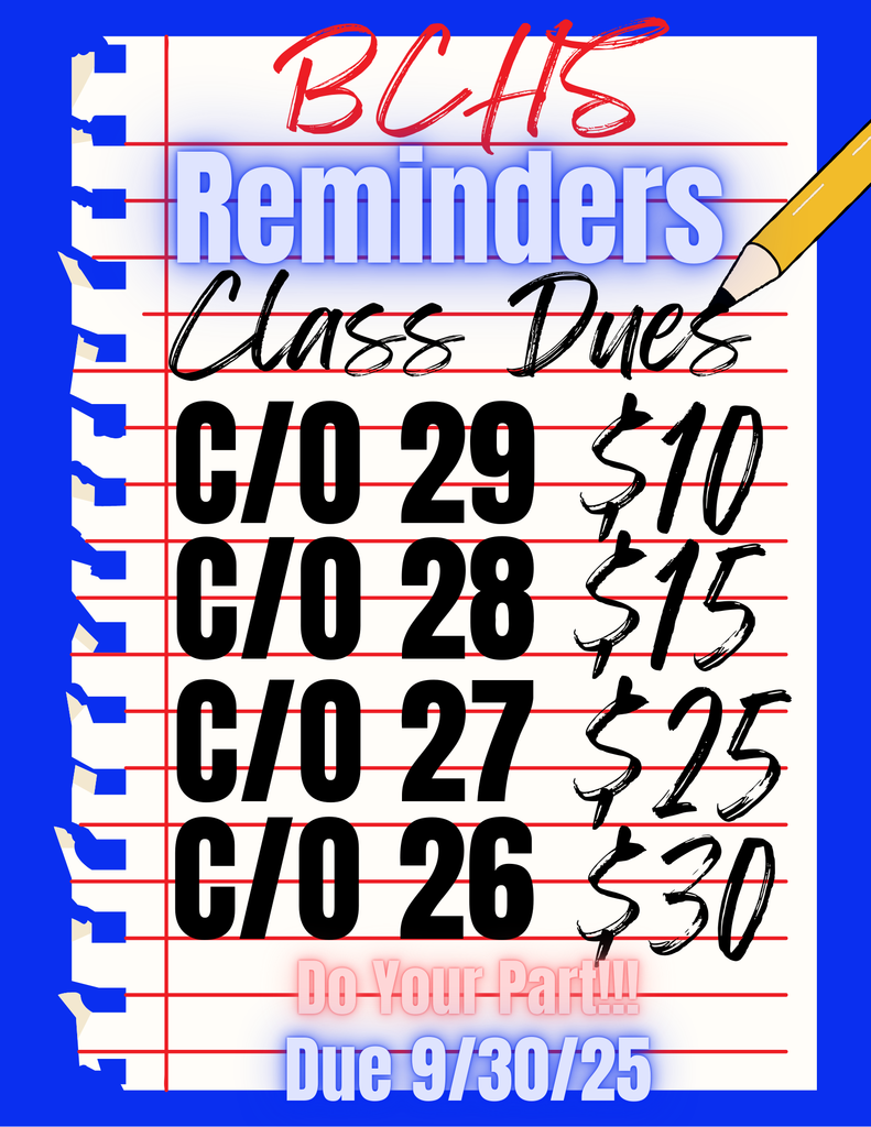 BCHS_Class Dues 25-26