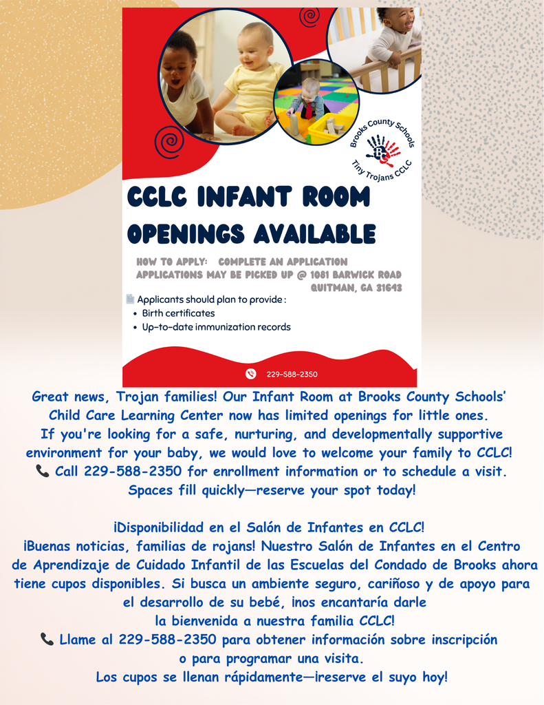 CCLC Openings