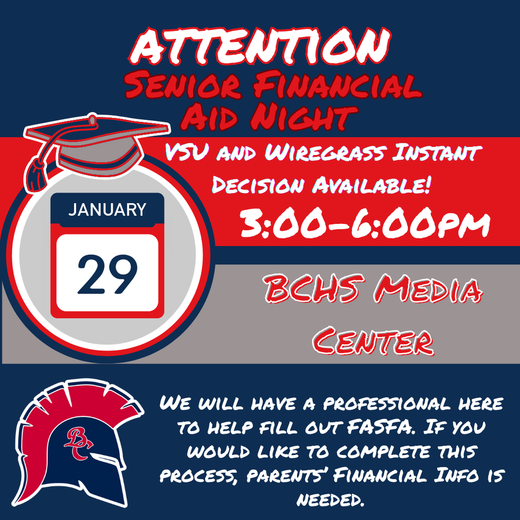 Financial Aid Night at BCHS