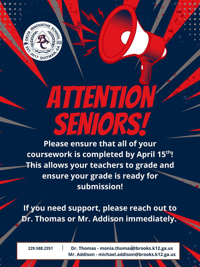 Attention Seniors!